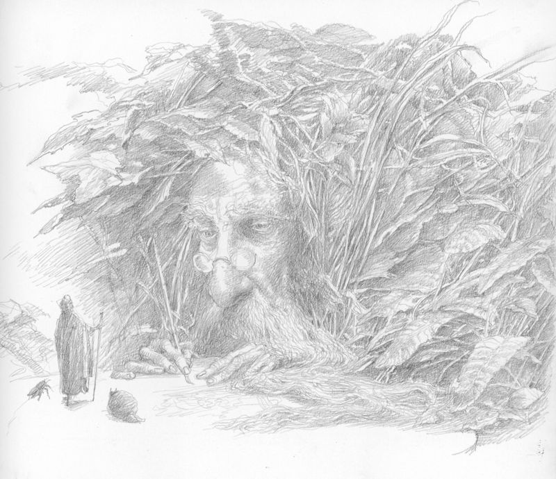 The Scribe by Alan Lee