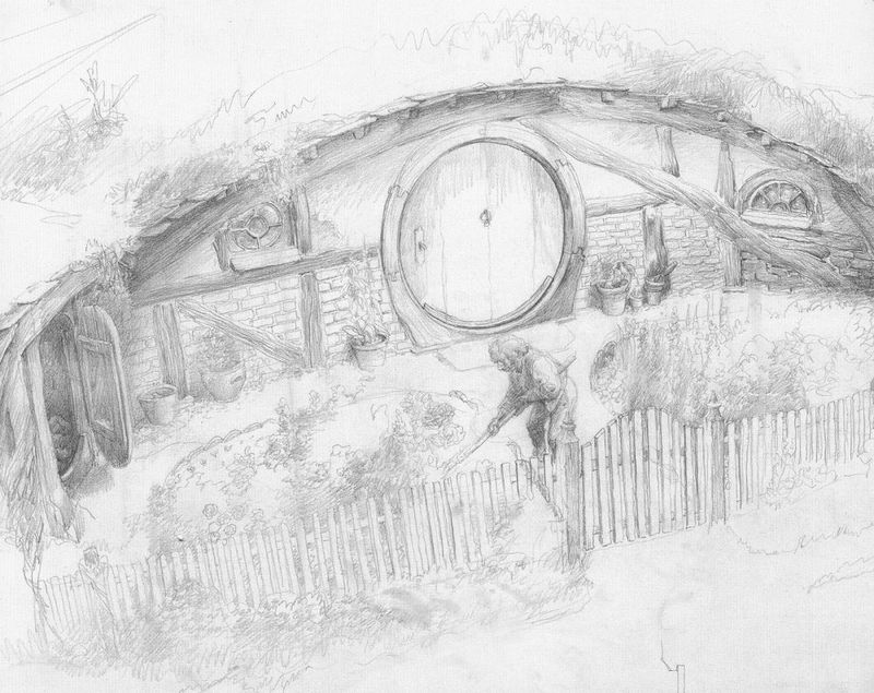 From The Lord of the Rings Sketchbook by Alan Lee