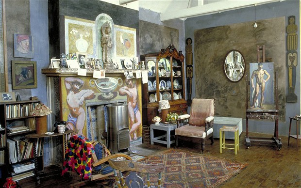 Duncan Grant's studio at Charleston