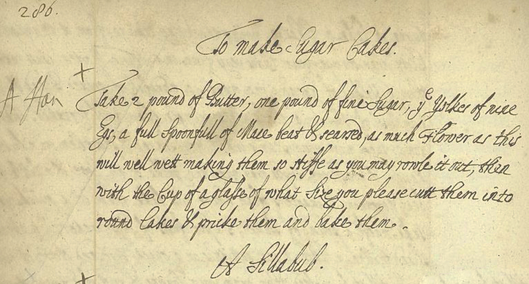 17th century sugar pie recipe