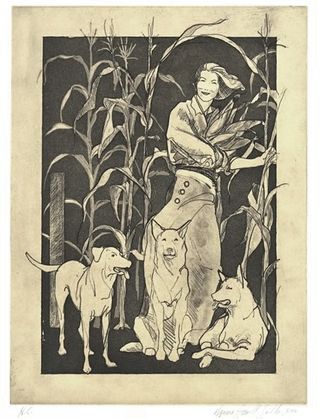 The Corn Muse by Donna Howell-Sickles